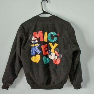 Authentic vintage Mickey mouse puffy jacket VTG